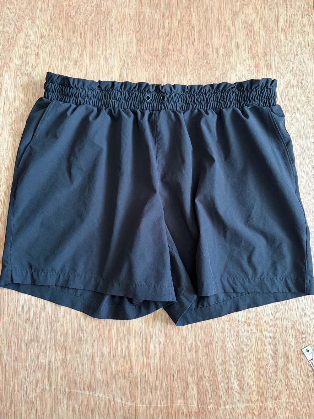Mondetta Black Women's Athletic Shorts with Elastic Waist